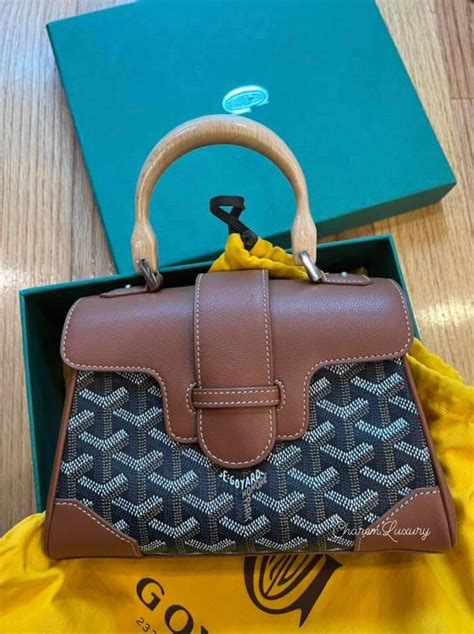 頂級訂製 Goyard Saigon Mini 戈雅西貢包 硬版 斜跨背包【4色可 